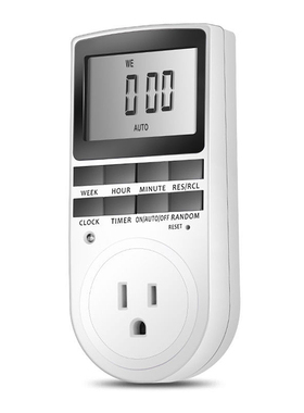 US/EU Plug Plug in Timer 24h 7day Week Timer LCD Display Tim
