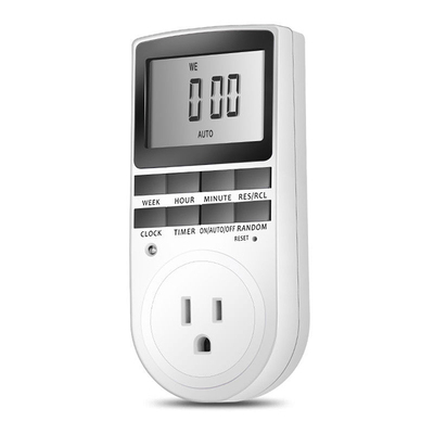 US/EU Plug Plug in Timer 24h 7day Week Timer LCD Display Tim