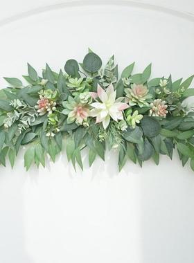 Artificial Flower Wreath Simulation Garland Door Knocker