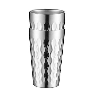 Outdoor Drinking Cups Stainless Steel Camping Cup Set 2PCS
