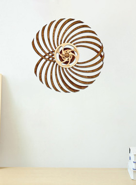 3D Rotating Windmill Wooden Wind Spinner Kinetic Energy