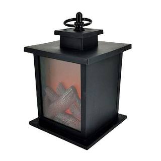 Battery Powered Table Fireplace Lantern Lamp Decorative LED