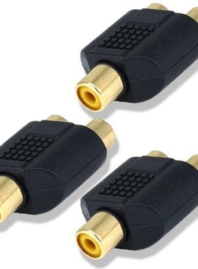 RCA Y-Splitters (1 Female Jack to 2 Female Plugs)Connector A