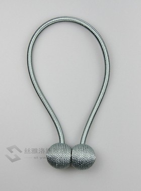 1Pc Pearl Magnetic  Curtain Tie Rope Backs Holdbacks Buckle