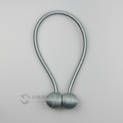 1Pc Pearl Magnetic  Curtain Tie Rope Backs Holdbacks Buckle