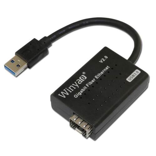 SFP NIC Fiber Channel Gigabit Ethernet to USB3.0 Adapter Chi