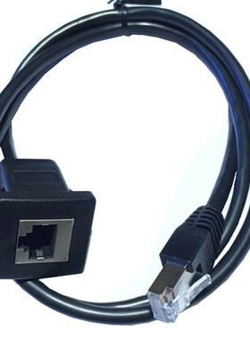 Ready Made Faceplate Module CAT5e SuperSpeed Panel Mount 2M