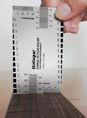 1 Pcs String Action Guitar Accessories Gauge Ruler Bass Mand