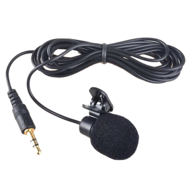 Hands Clip On Lapel Mic Microphone+Head-Mounted microphone 3