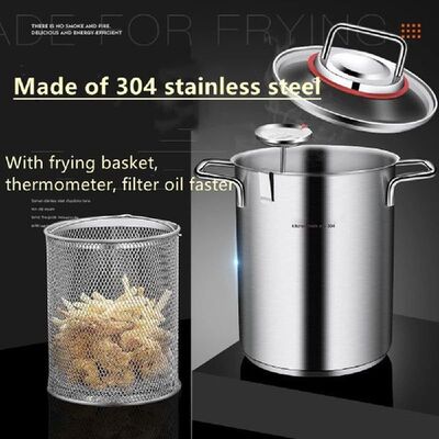 Stainless Steel 3PCS Asparagus Pot With Perforated Basket