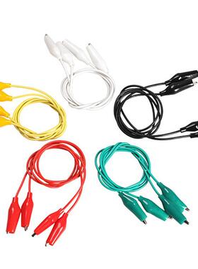 10pcs Alligator Clips DIY Test Leads Alligator Double-ended