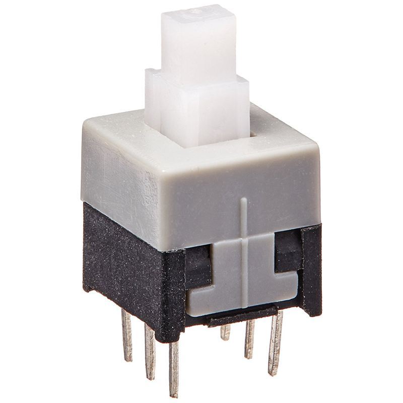 55pcs 6 Pin DPDT Momentary Power Mini Button Switches 8.5x.8