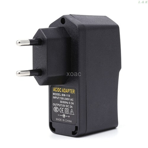 AC 100-240V DC 5V 2A 10W EU Plug USB Switching Power Supply