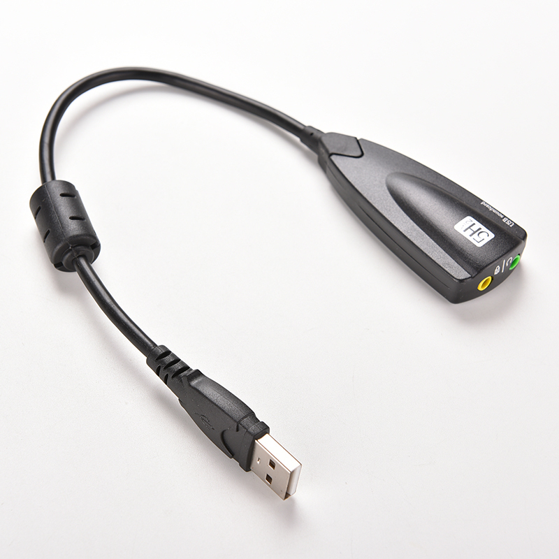 5H V2 7.1 USB Sound Card 5hv2 Audio Adapter USB To 3D CH Vir