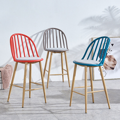 Nordic Bar Stools Windsor Chair Modern Minimalist