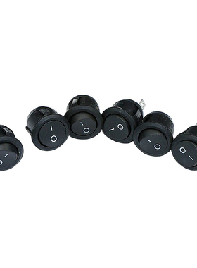 2-Pin Snap-In Round Rocker Latching ON/OFF Car/Boat Switch 1