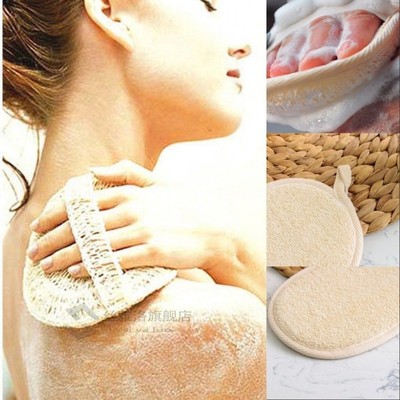 Natural Loofah Bath Shower Sponge Body Scrubber Exfoliator W