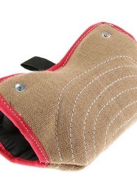 2 Handle Targeting Jute Bite Wedge Tug Toy Dogs Bite