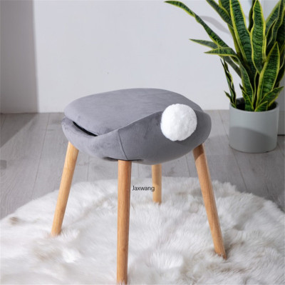 Nordic Living Room Ottoman Luxury Dressing Stool Modern