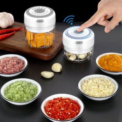 Electric Mini Food Garlic Vegetable Chopper Garlic Press