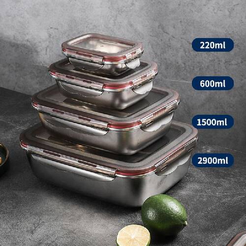 304 Stainless Steel Lunch Box Thermal Portable Japanese Lunc