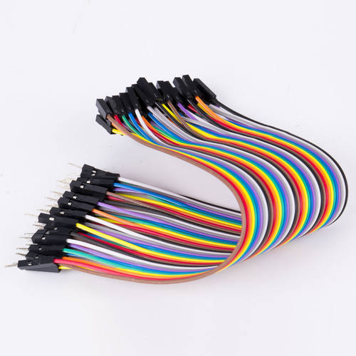 40pcs 20cm 2.54mm Male to Female Dupont Wire Jumper Cable fo