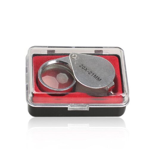 Loupe Magnifier Mini Jewelry Loupe Glass 20X Folding Magnifi