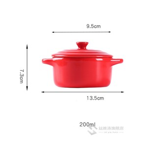 Hot Mini Ceramic Soup Stock Pot With Cover Kids Children Ste