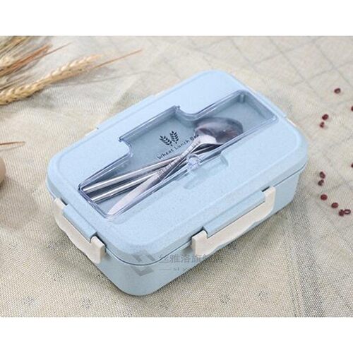 Straw Wheat Student Heated Lunch Box Picnic Food Container S