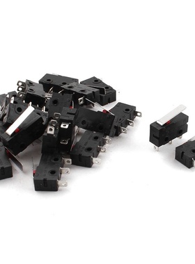 20Pcs AC 125V 250V 5A SPDT 3-Pin Momentary Micro Limit Switc