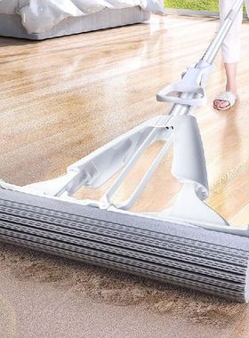 Double-Fold Squeezing Mop Sponge Head Mop Water-Absorbent