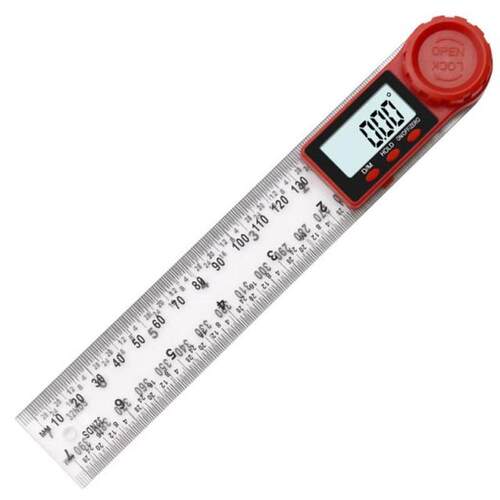 300mm/200mm Digital Angle Ruler Inclinometer Goniometer Prot