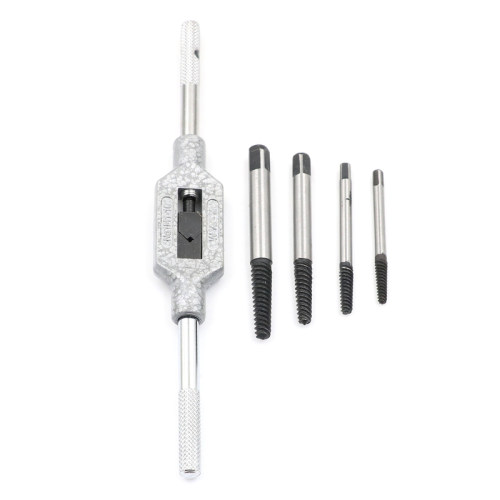 5PCS Cr-Mo Screw Extractor Broken Bolt Remover Drill Guide B