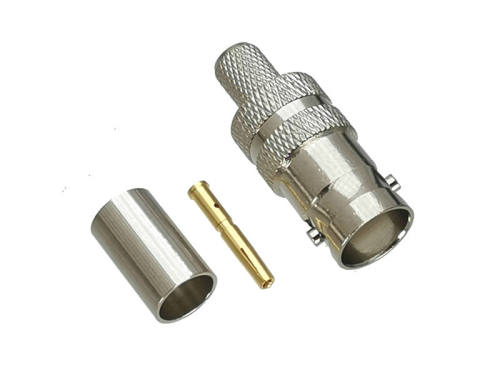 1Pcs Connector BNC Female jack Crimp For RG8X RG-8X LMR240 C