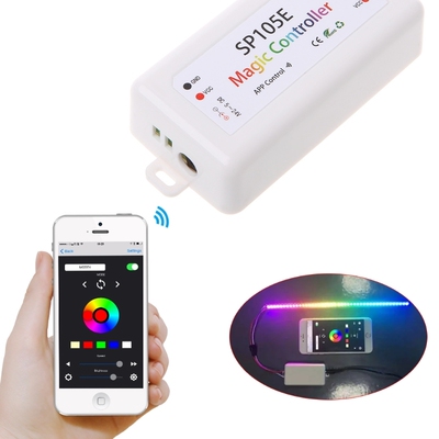 DC 5-24V Bluetooth Phone APP LED Controller For WS2811 WS281