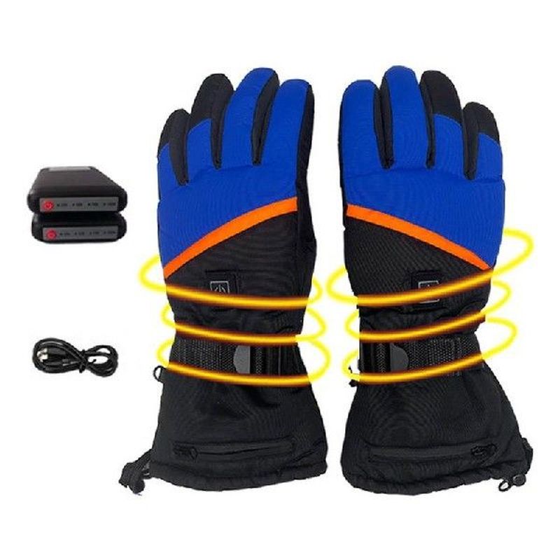 Winter Heated Gloves Rechargeable Battery Electric Heating