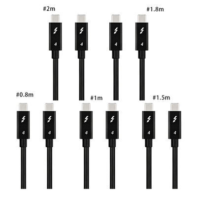 Wearproof Data Sync Line 40Gbps Thunderbolt 4 Type C Cable L