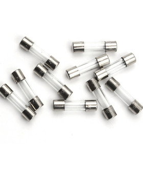 10Pcs 250V 0.05A 50mA Fast Blow Glass Fuses Tubes 5mm X 20mm