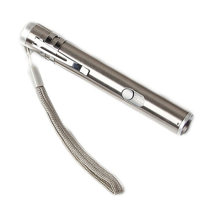 3 in1 500LM Mini USB Rechargeable LED & UV Torch Pen &am