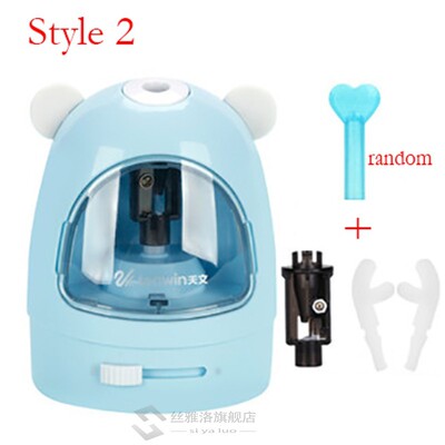 Tenwin 4 Colors Automatic Pencil Sharpener Cute for Kids Ele