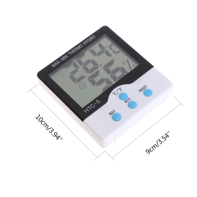 LCD Hygrometer Temperature Humidity Meter Weather Station HT