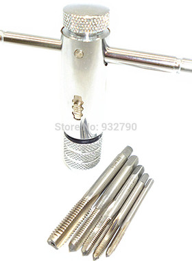 5pc Metric Machine Plug Screw Tap M3-M8 Machine Screw Thread