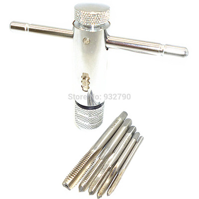 5pc Metric Machine Plug Screw Tap M3-M8 Machine Screw Thread