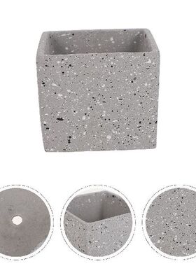 Pots Garden Flower Planter: Grey Outdoor Indoor Pot Plants