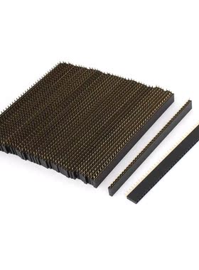 50Pcs Straight Female PCB Header 40 Way 2.54mm Spacing Conne