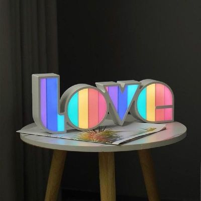 LED Night Lights LOVE Letter Modeling Lamp Neon Light For