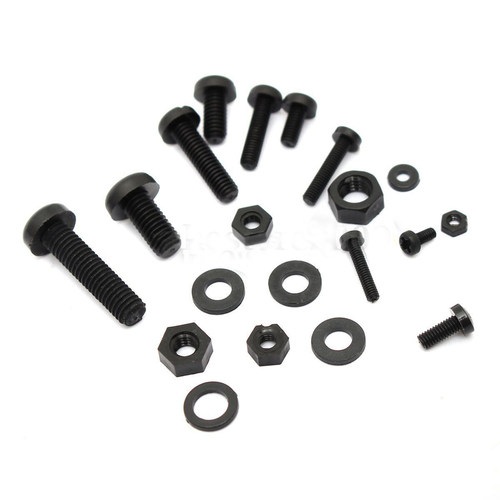 150Pcs M2 M2.5 M3 M4 M5 Nylon Hex Screw Bolt Nut Standoff Sp