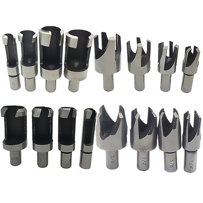 16pc Plug Cutter Dowel Cutter Make Counter Sink Bored Holes
