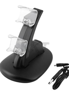 LED USB Charger Docking Station for Playstation of PS4 Gamep