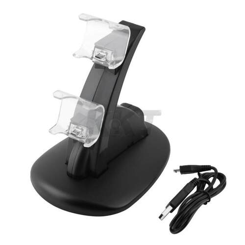 LED USB Charger Docking Station for Playstation of PS4 Gamep